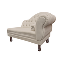 Ver imagem 4 de Recamier Sofá Esquerdo Larissa 120cm Sala Corano Bege - Incasa Decor