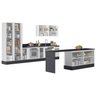 Cozinha Modulada 10 Peças Em MDF Kali Premium CJ10 Branco Nicioli - 2