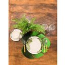 Ver imagem 4 de Kit 6 Colheres para Sobremesa com cabo Plástico Bambu Natural Talheres Aço Inox Lyor - 7387