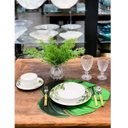 Ver imagem 5 de Kit 6 Colheres para Sobremesa com cabo Plástico Bambu Natural Talheres Aço Inox Lyor - 7387