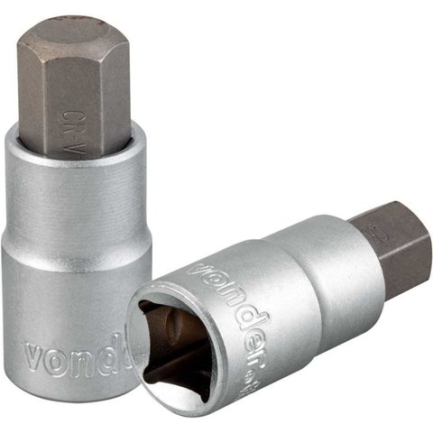 Soquete Hexagonal Encaixe 1/2'' 14 Mm Vonder