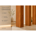 Ver mais imagens de Divisórias de Ambiente Brise PVC Peanut Graddus - Metro Linear Barra 3m
