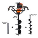 Ver imagem 1 de KIT Perfurador de Solo Vulcan VPS520 2T 52CC 2,5HP com Broca 80x20cm + Broca 80x10cm + Extensão