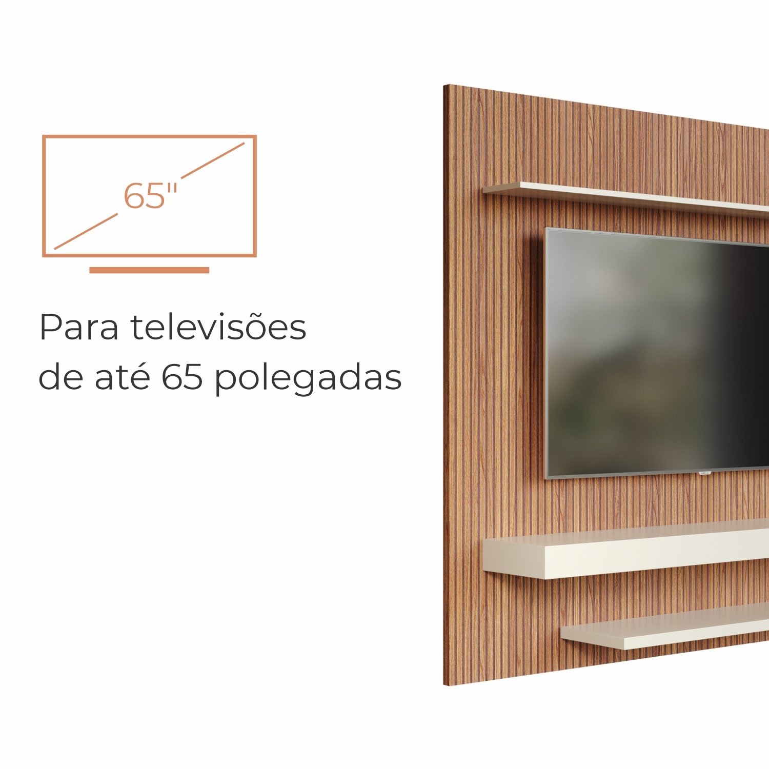 Painel de Tv até 65 Pol. Lírio Babus - 6