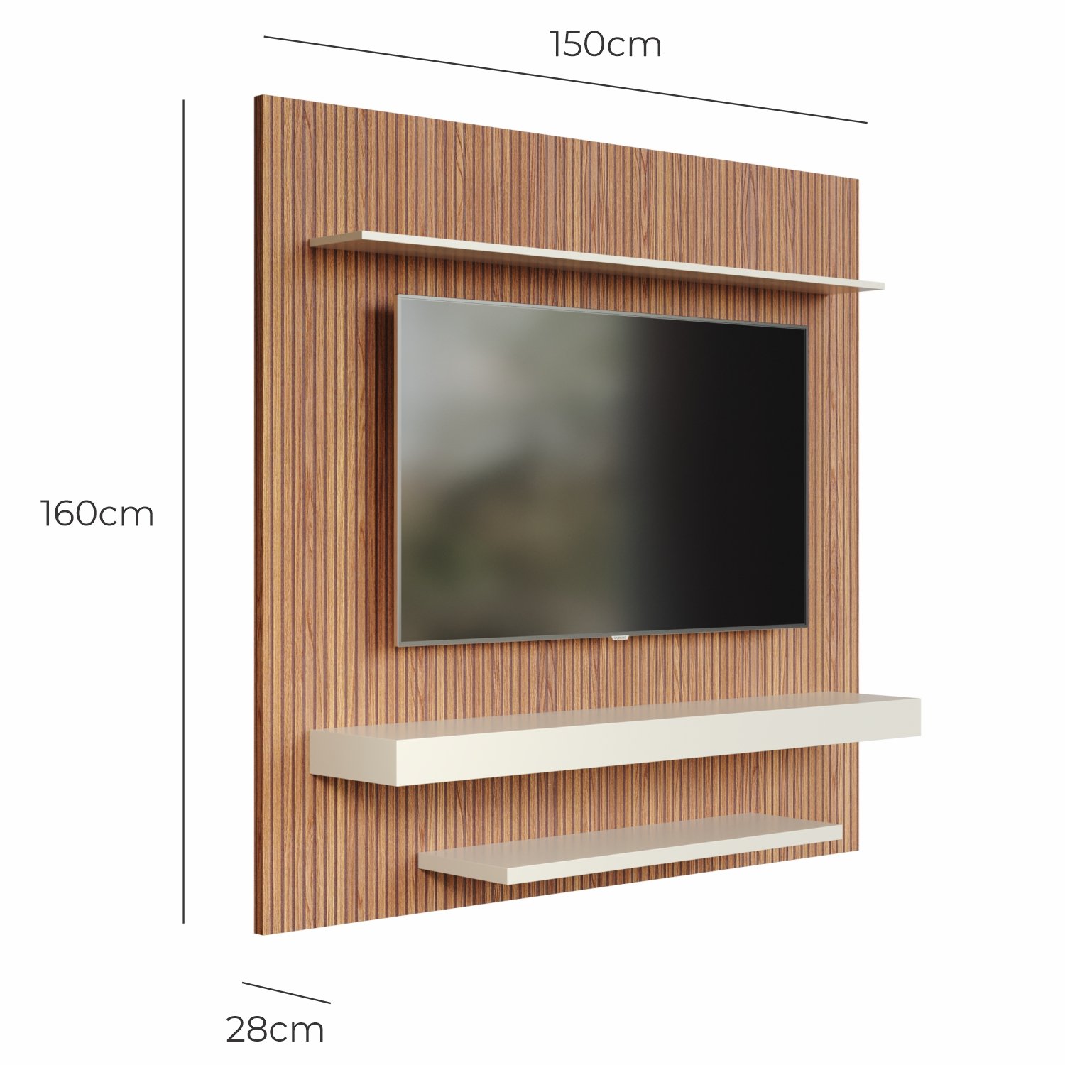 Painel de Tv até 65 Pol. Lírio Babus - 3