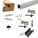 Ver imagem 3 de Kit Porta de Correr em Madeira com Ferragens P/ Portas de até 90kg - Ktm-703i