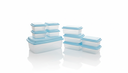 Ver imagem 1 de Kit 10 Organizadores Plásticos Azul Premium Multiuso Reforçado Design Moderno