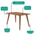 Ver imagem 5 de Mesa de Jantar Adele Mdf com 4 Cadeiras Estofadas Suede Joli Molci