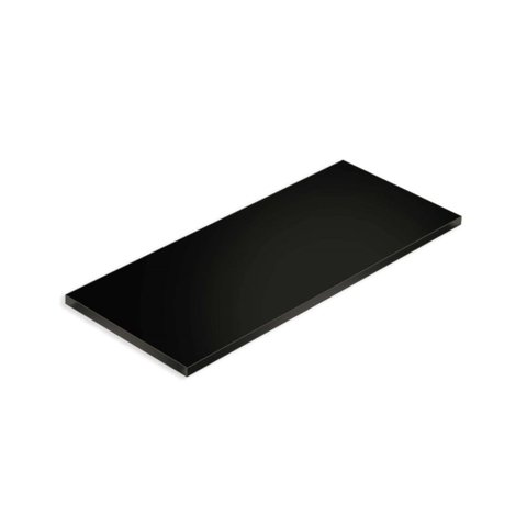 Prateleira Retangular (Selo Fsc) 60 x 25 cm Preta Bemfixa