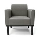 Ver imagem 6 de Poltrona Decorativa Isabella Pés Fixo em Madeira Preto Suede Grafite G19 - Gran Belo