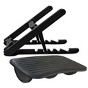 Ver imagem 1 de Kit Ergo 1 - Suporte para Notebook e Apoio Ergonômico P/Pés Ajustável