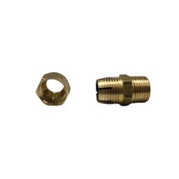 Adaptador para Flexível Rosca Macho 1/2 para Fogão - 1