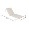 Espreguiçadeira de Madeira Piscina com Colchonete - 3