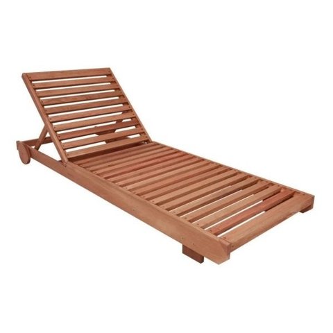 Espreguiçadeira Ipanema de Madeira para Jardim e Piscina