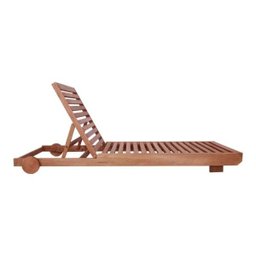 Espreguiçadeira Ipanema de Madeira para Jardim e Piscina - 4