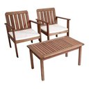 Ver imagem 1 de Conjunto 02 Poltronas e 01 Mesa Tokyo ALF80.5PPM