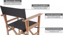 Ver imagem 6 de Kit 2 Cadeiras Diretor Cannes Alf78.2