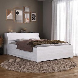 Dormitório Queen Size Completo 1219 Carvalho Claro - 5