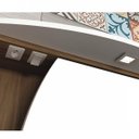 Ver imagem 4 de Espelheira para Banheiro com LED 1 Porta 4 Prateleiras e Nichos Duna Móveis Bosi