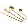 Jogo de Talheres Düsseldorf Dourado - 24 peças Prime Home Decor - 2