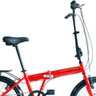 Bicicleta Dobrável em Alumínio Aro 20 6V Shimano - Vermelho - 3