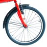 Bicicleta Dobrável em Alumínio Aro 20 6V Shimano - Vermelho - 4