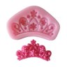 Forma Molde Silicone Coroa Princesa para Pasta Americana Confeitaria Biscuit. - 1