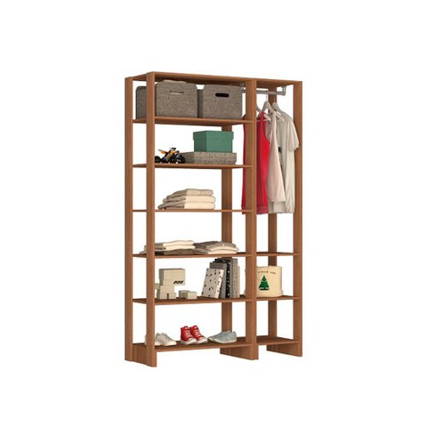 Smart Closet Yes com Cabideiro e 9 Prateleiras Nova Mobile