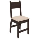 Ver imagem 1 de Kit 2 Cadeiras para Sala de Jantar Milano Fosco-Poliman - Amêndoa / Savana
