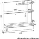 Ver imagem 4 de Painel para TV até 50 Polegadas Dolce Espresso Móveis