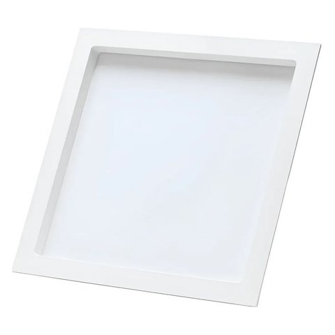 Painel Plafon Led Recuado 24w Quadrado 2700k Comfort Branco