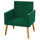 Ver imagem 1 de Poltrona Nina Suede Verde M para Penteadeira