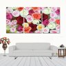 Quadro Decorativo Flores Mod 49 MDF 122x60cm 3 Peças - 1