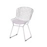 Cadeira de Cozinha em Aço Cromado e Encosto Aramado Paris Móveis Muller - 1