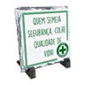 Quadro Pedra Cipa Segurança Trabalho Símbolo Qualidade Vida - 1