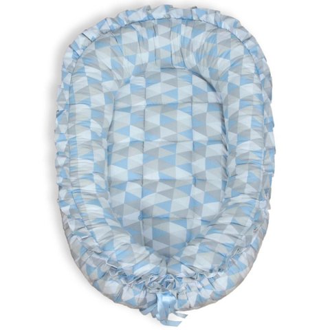 Ninho Redutor para Bebê - Losango Azul