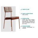 Ver imagem 4 de Cadeira Sala de Jantar Neo 1740 Kit 4 Uni Preto/grafite - Preto - Carraro