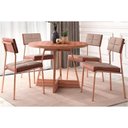 Ver imagem 7 de Cadeira Sala de Jantar Neo 1740 Kit 4 Uni Preto/grafite - Preto - Carraro