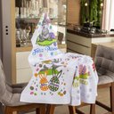 Ver imagem 1 de Pano De Prato Lomaer Sacaria Pascoa 50cmx70cm Estampado 6Und. Branco
