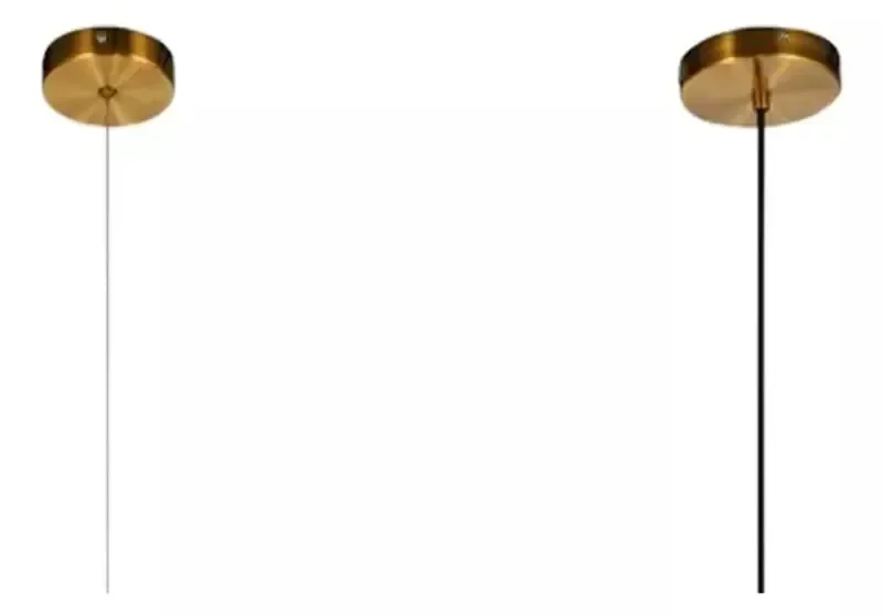 Ver imagem 4 de Lustre Pendente Jabuticaba 5 Globos Vidro Espiral Molecular Dourado Bivolt