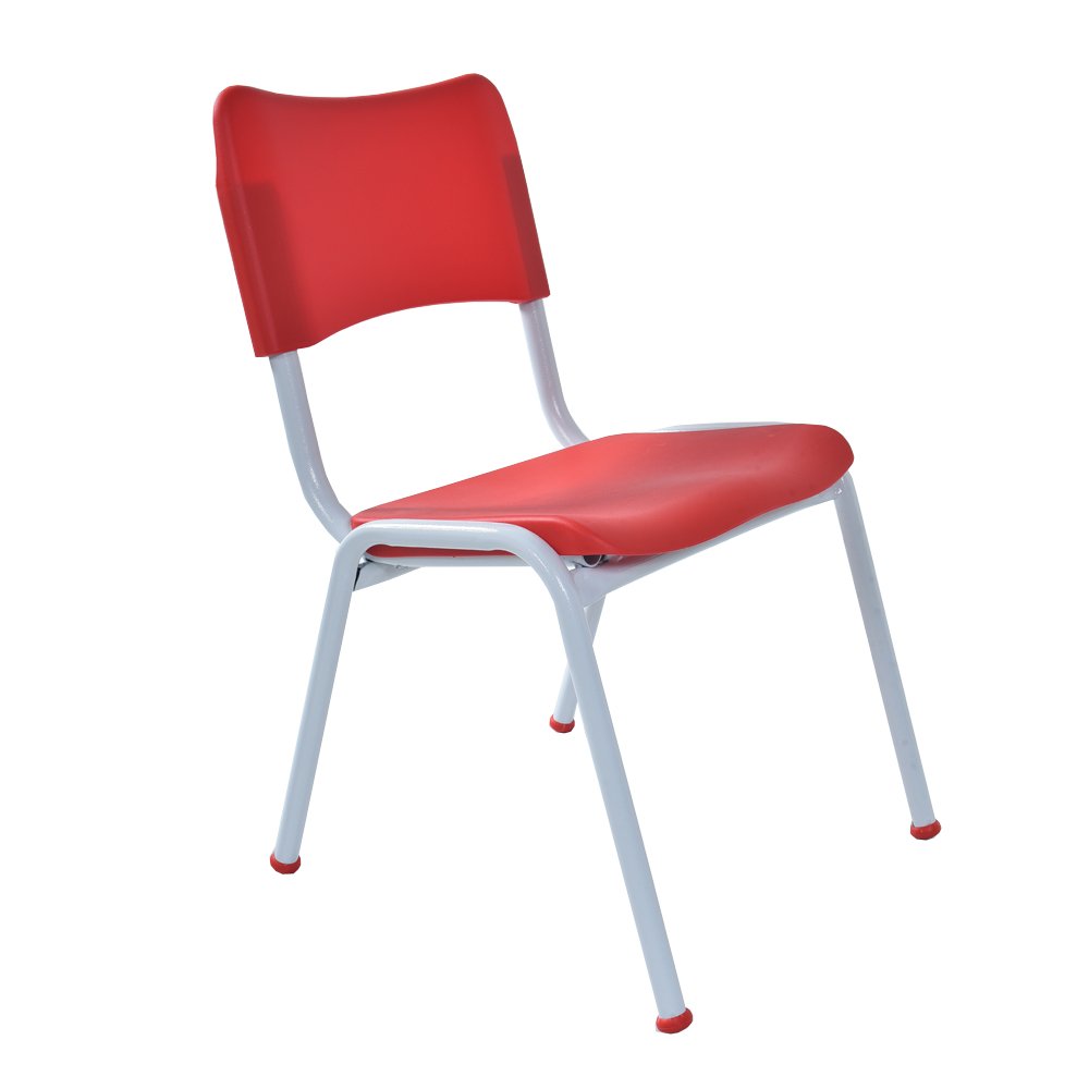 Cadeira Infantil Escolar Infantil Polipropileno Vermelha - 2