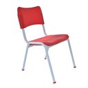 Ver imagem 2 de Cadeira Infantil Escolar Infantil Polipropileno Vermelha