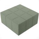 Ver imagem 7 de Puff Decorativo Para Sala de Estar Quadrado Milano 90x90cm W01 Bouclê Oliva - Lyam Decor