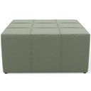Ver imagem 5 de Puff Decorativo Para Sala de Estar Quadrado Milano 90x90cm W01 Bouclê Oliva - Lyam Decor