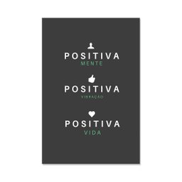 Placa Decorativa Frase Positiva - 1