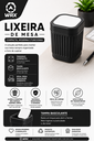 Ver imagem 1 de Lixeira de Mesa Compacta com Tampa Basculante:Preto