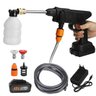 Lava Jato Esguicho Eletrico Alta Pressao 48V Sem Fio Portatil Limpa Carro Moto Jardim Quintal Limpez - 1
