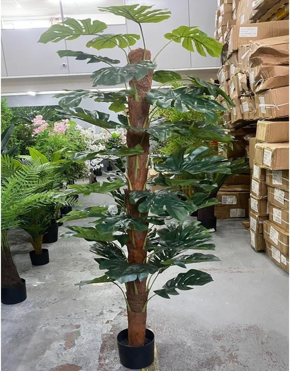 Planta Artificial Grande Costela de Adão Monstera Sala 190cm - 4