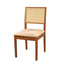 Conjunto de 2 Cadeiras Versalhes - Madeira Maciça Encosto em Tela Sextavada - Távoli Decor - 2