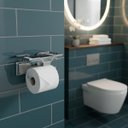 Ver imagem 3 de Porta Papel Higiênico e Celular Piatina Cromado Arthi 